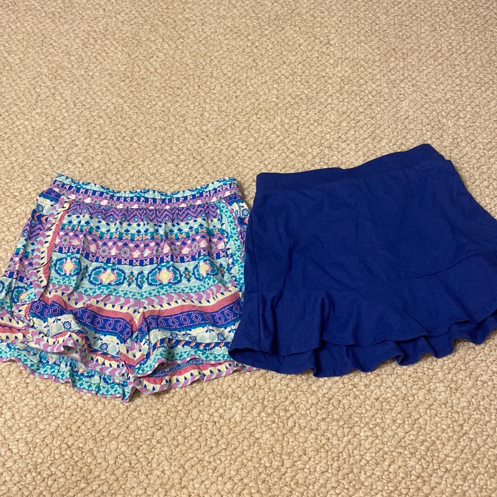 Kid girl short and Skort size 8